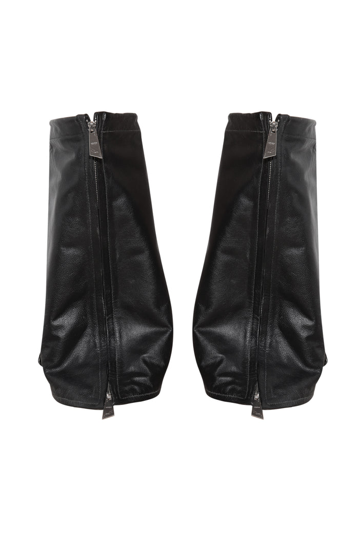 Leather Boot Cover (Noir)