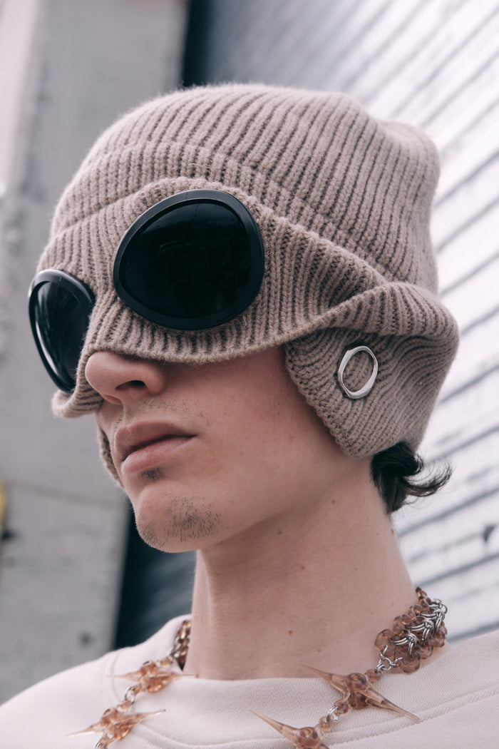 Goggle Beanie (Earth Nickel)