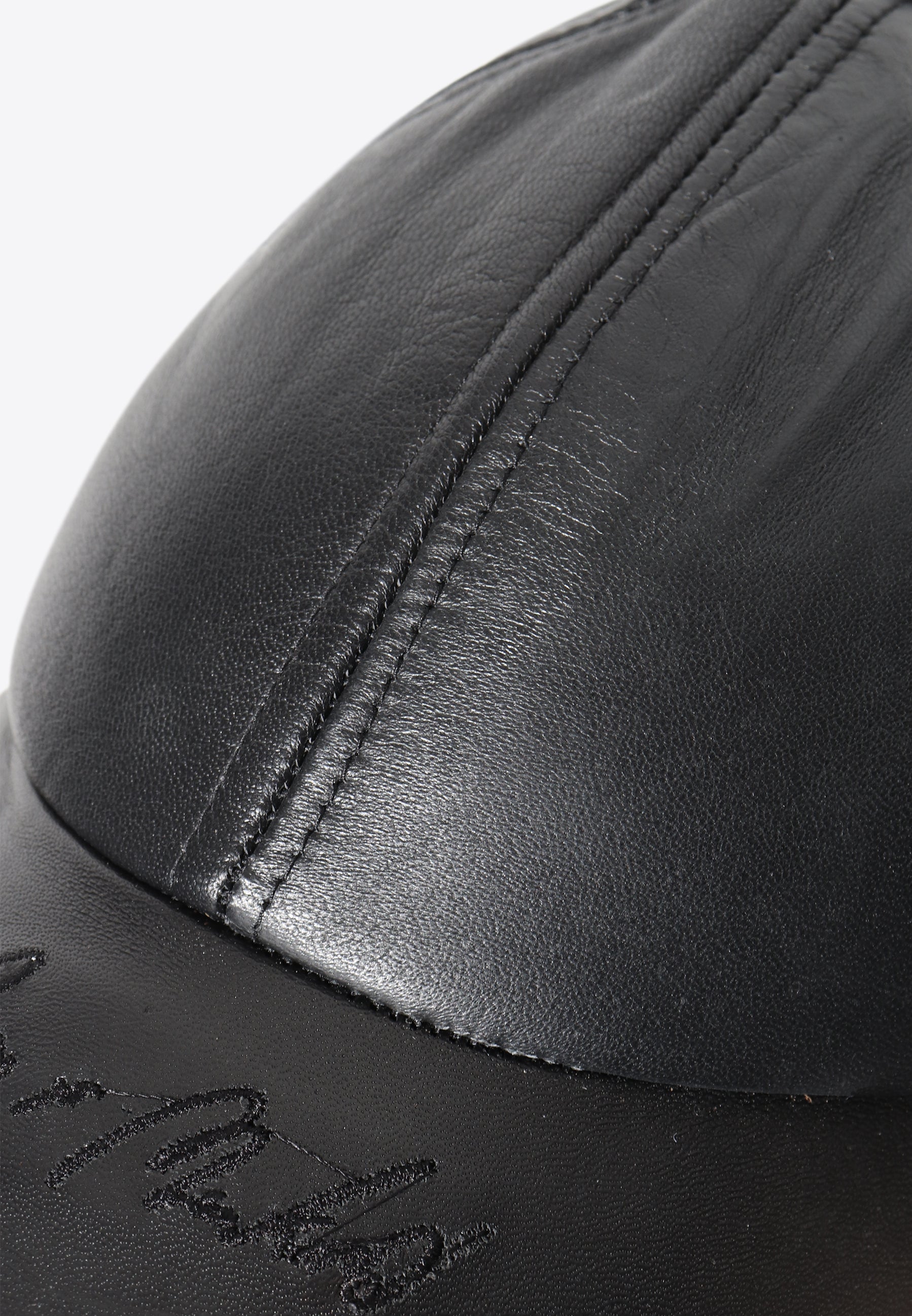 Leather MXM Cap (Black)